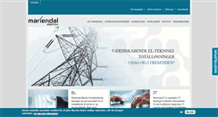 Desktop Screenshot of mariendal.dk