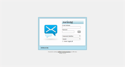 Desktop Screenshot of mail.hosting.mariendal.dk