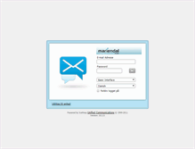 Tablet Screenshot of mail.hosting.mariendal.dk